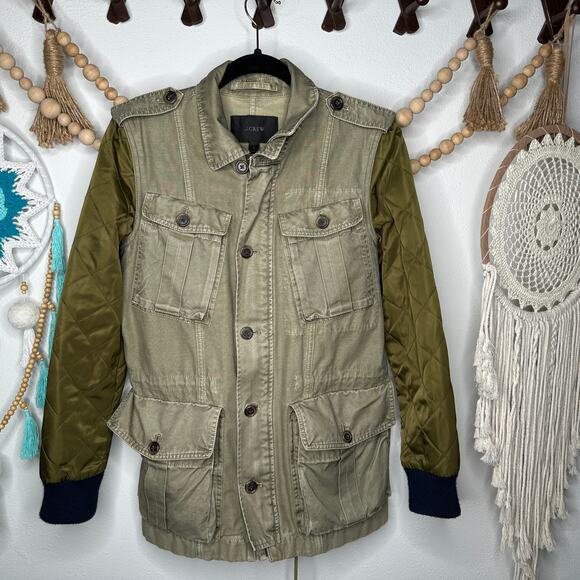 J.Crew Boyfriend Fatigue Utility Jacket - Picture 1 of 5